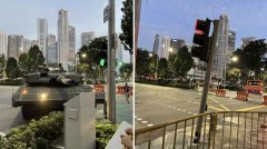 国民教育演出后发生故障 国防部一坦克车